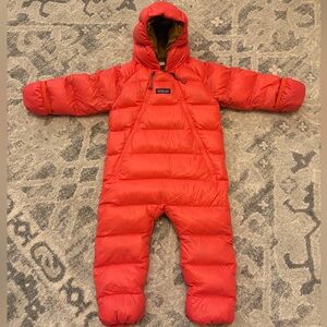 Pink Patagonia Snowsuit 12-18 months